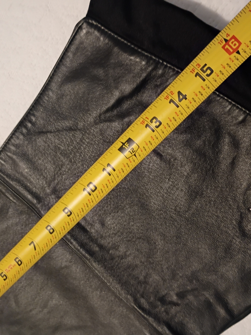 PLAYBOY Leather Mini Skirt - Picture 4 of 6